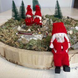 Nissepige - der sidder ned