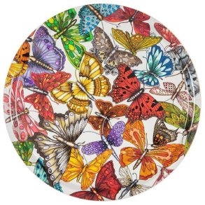 Rund bakke med sommerfugle fra Nadja Wedin Design