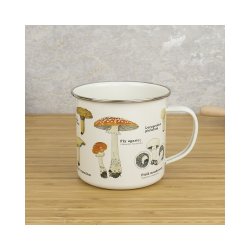 Emaljekrus med svampe