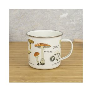 Emaljekrus med svampe