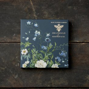 8 Kort med Blue flower garden – Jim Lyngvild