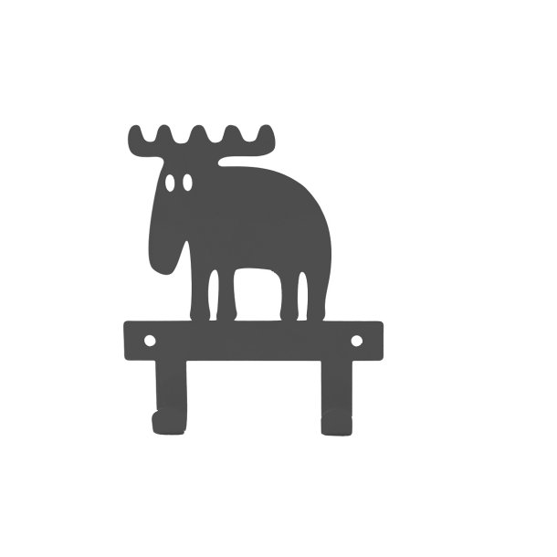 Knagerkke med dekorative elge fra MOZ Sweden