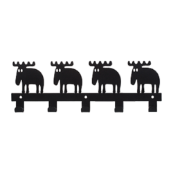 Knagerkke med dekorative elge fra MOZ Sweden