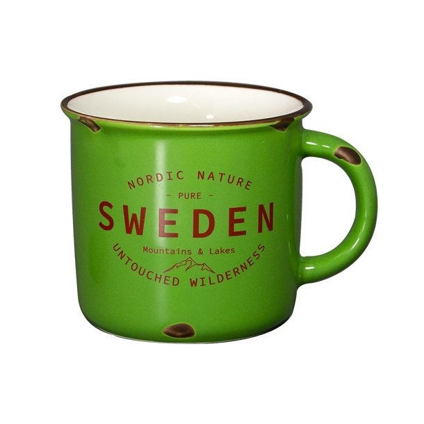 Keramik krus i grnt &#150; Sweden