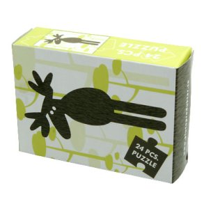 Mini puslespil m elg  24 brikker