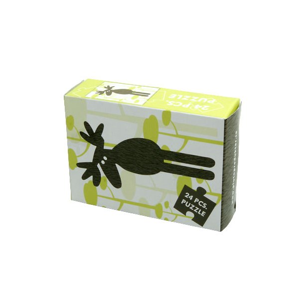 Mini puslespil m elg  24 brikker