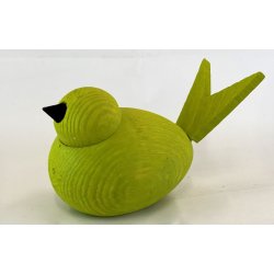 Dekorative fugle i tr  flere farver