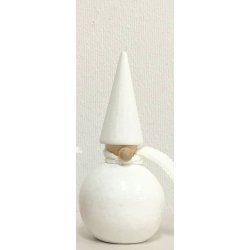 Dekorativ julenisse i tr  ball