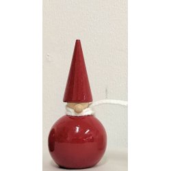 Dekorativ julenisse i tr  ball