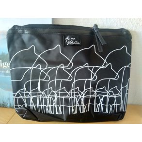 Toilettaske med dalahest-motiv