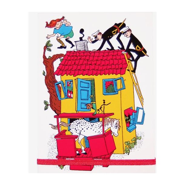 Notesblok A6 forside m/Villa Villekulla