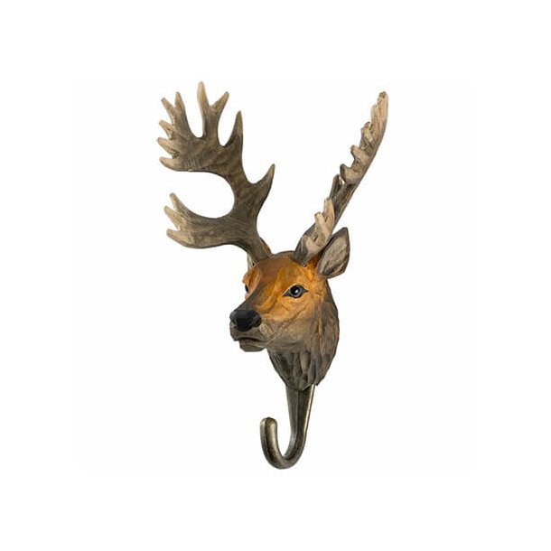 Hndudskret knage med Kronhjort