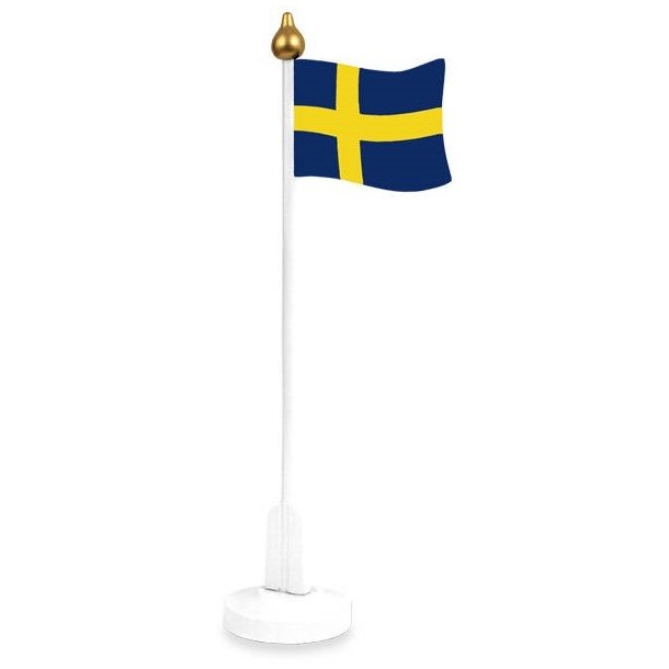 Svensk bordflag i tr