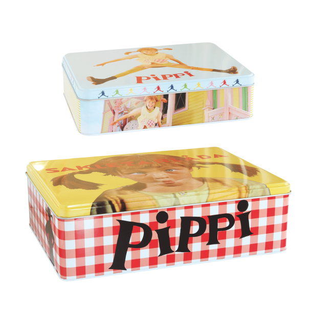 Metalsker med Pippi &#150; 2 stk